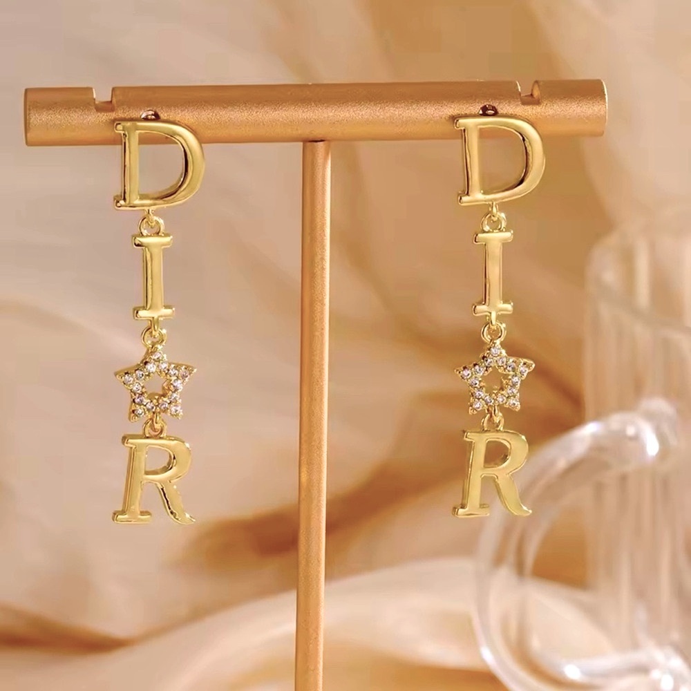 New Arrivals! Gold Star Drop Earrings